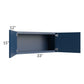 RTA Portland Navy Blue 33" x 15" Wall Cabinet