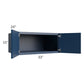 RTA Portland Navy Blue 33" x 15" x 24" Wall Cabinet