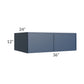 RTA Portland Navy Blue 36" x 12" x 24" Wall Cabinet