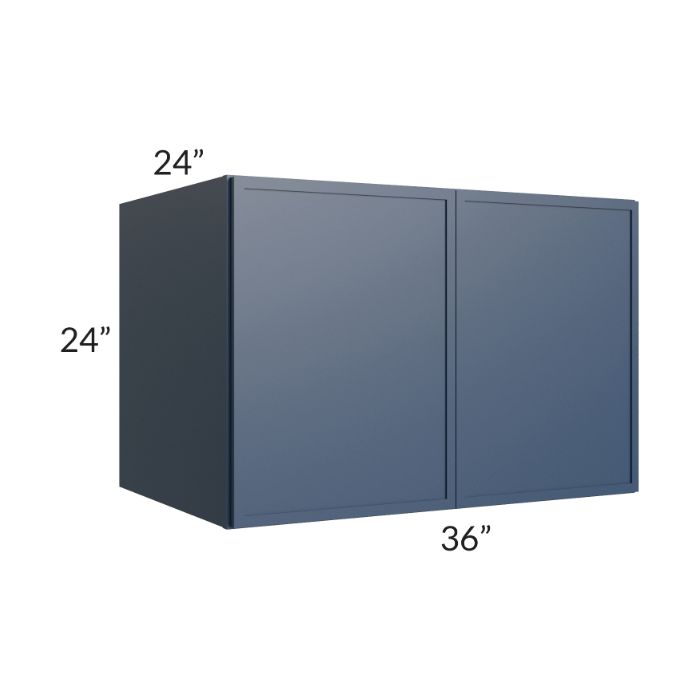 RTA Portland Navy Blue 36" x 24" x 24" Wall Cabinet