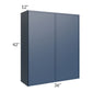 RTA Portland Navy Blue 36" x 42" Wall Cabinet