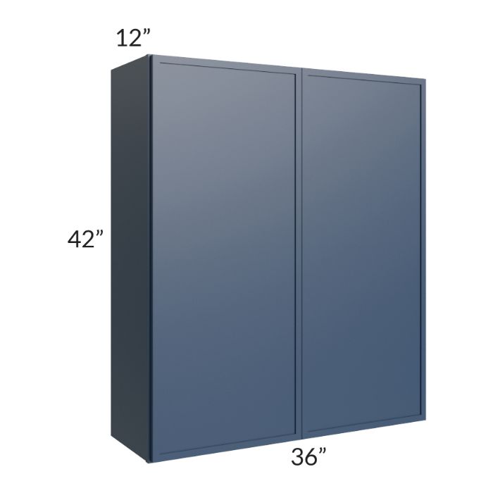 RTA Portland Navy Blue 36" x 42" Wall Cabinet