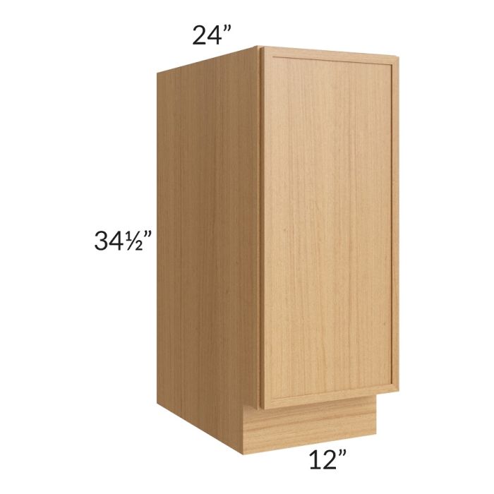 RTA Portland Sand 12" Full Height Door Base Cabinet