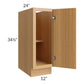 RTA Portland Sand 12" Full Height Door Base Cabinet
