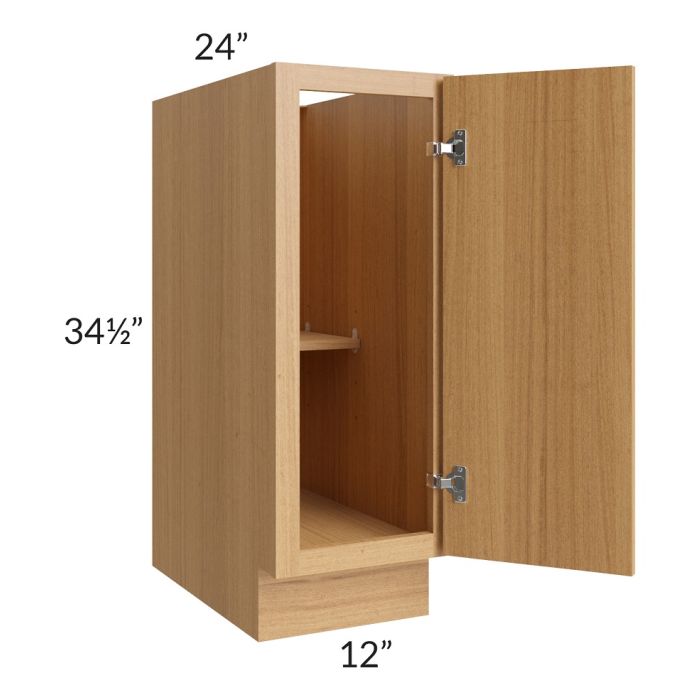 RTA Portland Sand 12" Full Height Door Base Cabinet
