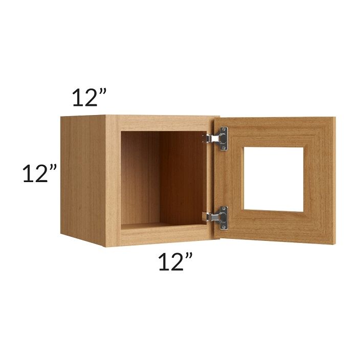 RTA Portland Sand 12" x 12" Glass Door Only with Glass Included