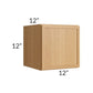 RTA Portland Sand 12" x 12" Wall Cabinet