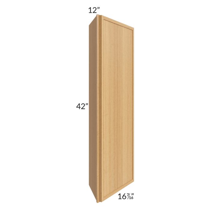 RTA Portland Sand 12" x 42" Angle Wall Cabinet