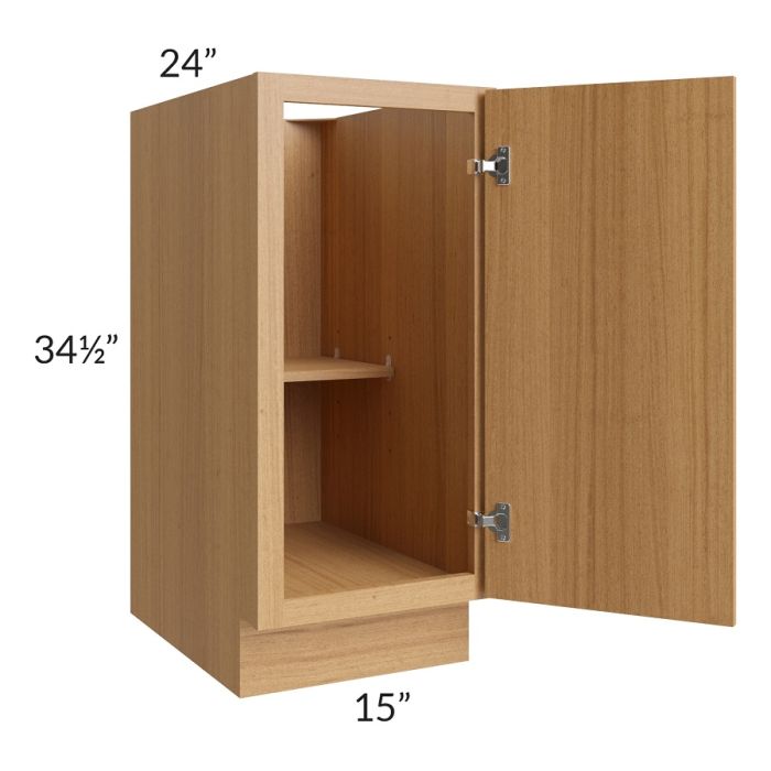 RTA Portland Sand 15" Full Height Door Base Cabinet
