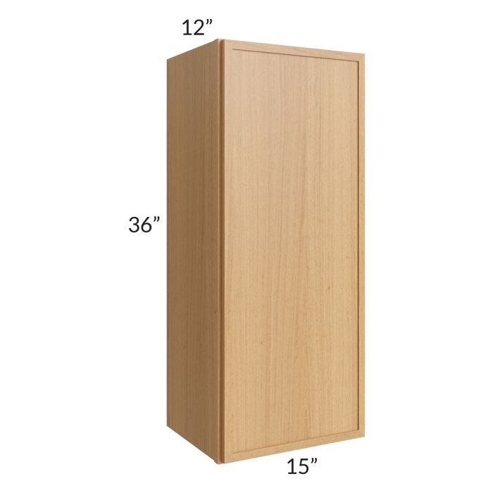 RTA Portland Sand 15" x 36" Wall Cabinet