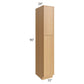 RTA Portland Sand 15" x 90" Wall Pantry