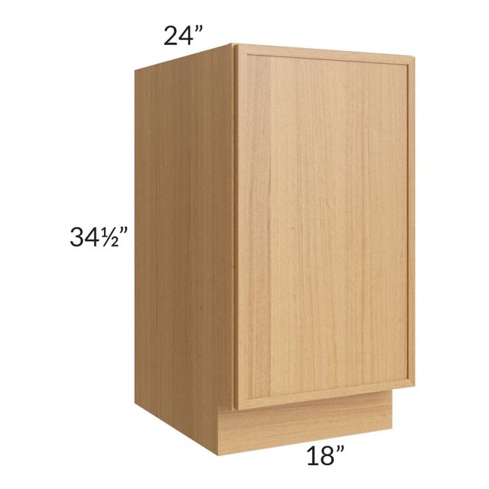 RTA Portland Sand 18" Full Height Door Base Cabinet with 2 Decorative End Panels