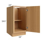 RTA Portland Sand 18" Full Height Door Base Cabinet with 2 Decorative End Panels