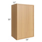RTA Portland Sand 18" x 30" Wall Cabinet with Glass Door