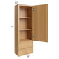 RTA Portland Sand 18" x 54" Wall Cabinet With Drawers