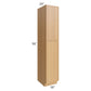 RTA Portland Sand 18" x 96" Wall Pantry