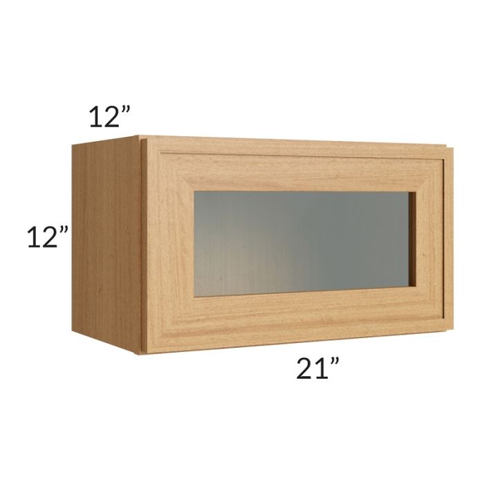 RTA Portland Sand 21" x 12" Glass Door Only with Glass Included