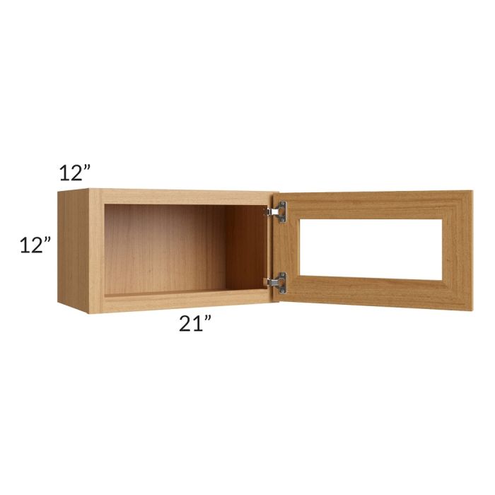 RTA Portland Sand 21" x 12" Glass Door Only with Glass Included