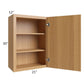 RTA Portland Sand 21" x 30" Wall Cabinet