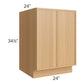 RTA Portland Sand 24" Full Height Door Base Cabinet
