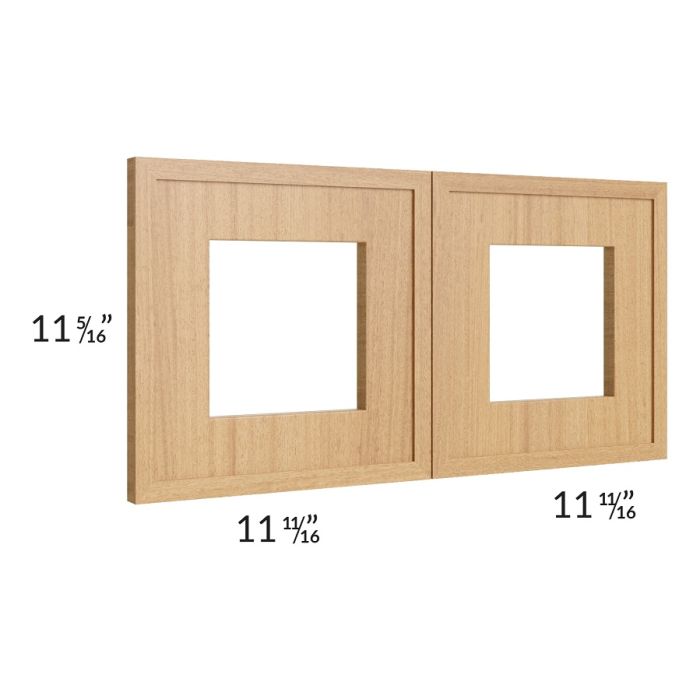 RTA Portland Sand 24" x 12" Glass Doors Only with Glass Included