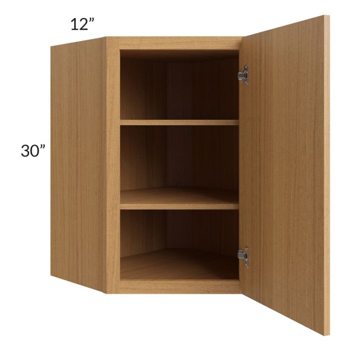 RTA Portland Sand 24" x 30" Wall Diagonal Corner Cabinet
