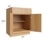 RTA Portland Sand 27" Base Cabinet with 1 Roll Out Tray