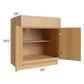 RTA Portland Sand 30" Base Cabinet with 2 Roll Out Trays