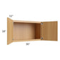 RTA Portland Sand 30" x 18" Wall Cabinet