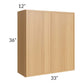 RTA Portland Sand 33" x 36" Wall Cabinet