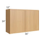RTA Portland Sand 36" x 24" Wall Cabinet