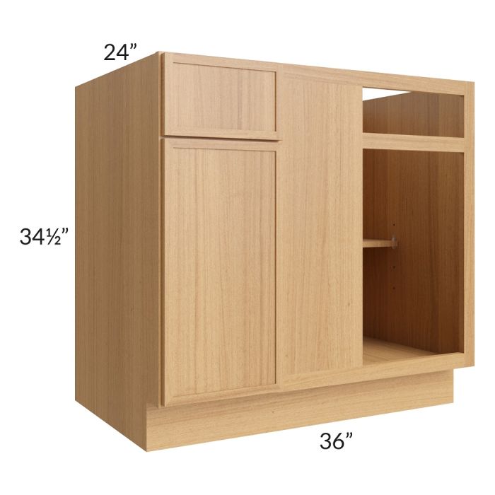 RTA Portland Sand 39"-42" Blind Base Corner Cabinet