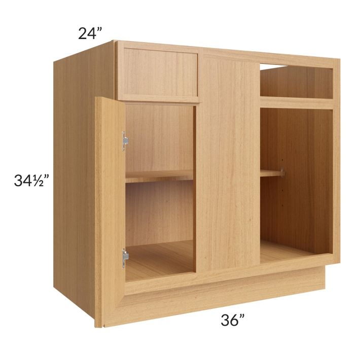 RTA Portland Sand 39"-42" Blind Base Corner Cabinet