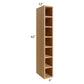 RTA Portland Sand 6" x 42" Wall Cube Cabinet