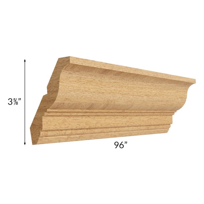 RTA Portland Sand CM96-4-PS 96" Crown Molding - No Cut
