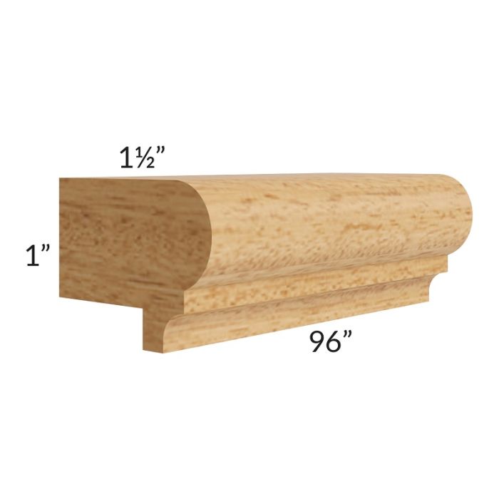 RTA Portland Sand LRM8-PS 96" Light Rail Molding - Cut Molding in Half (Two 4ft sections)