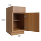 RTA Portland Walnut 18" Base Cabinet with 1 Roll Out Tray