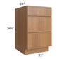 RTA Portland Walnut 21" Drawer Base Cabinet