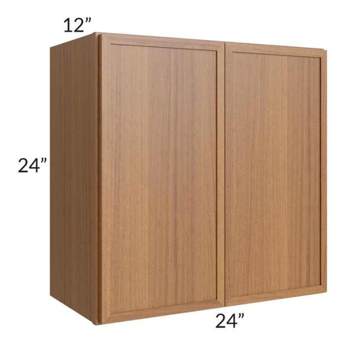 RTA Portland Walnut 24" x 24" Wall Cabinet