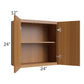 RTA Portland Walnut 24" x 24" Wall Cabinet