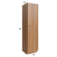 RTA Portland Walnut 24" x 96" Wall Pantry with 1 Roll Out Tray