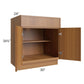 RTA Portland Walnut 30" Base Cabinet with 1 Roll Out Tray