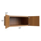 RTA Portland Walnut 33" x 15" x 24" Wall Cabinet