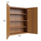 RTA Portland Walnut 33" x "42 Wall Cabinet with 2 Decorative End Panels