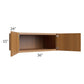 RTA Portland Walnut 36" x 15" x 24" Wall Cabinet