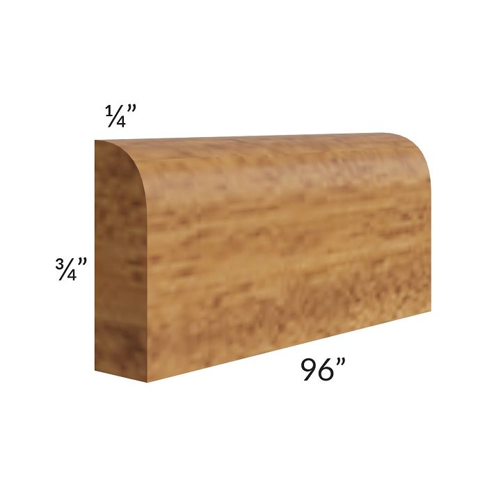 RTA Portland Walnut 96" Scribe Molding - Cut Molding into a 5ft and 3ft Sections