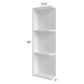 RTA Portland White 05" x 36" Wall End Shelf Cabinet