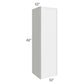 RTA Portland White 12" x 42" Wall Cabinet with 2 Decorative End Panels
