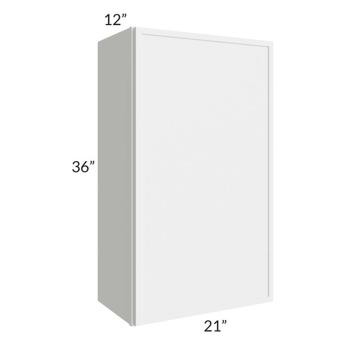 RTA Portland White 21" x 36" Wall Cabinet