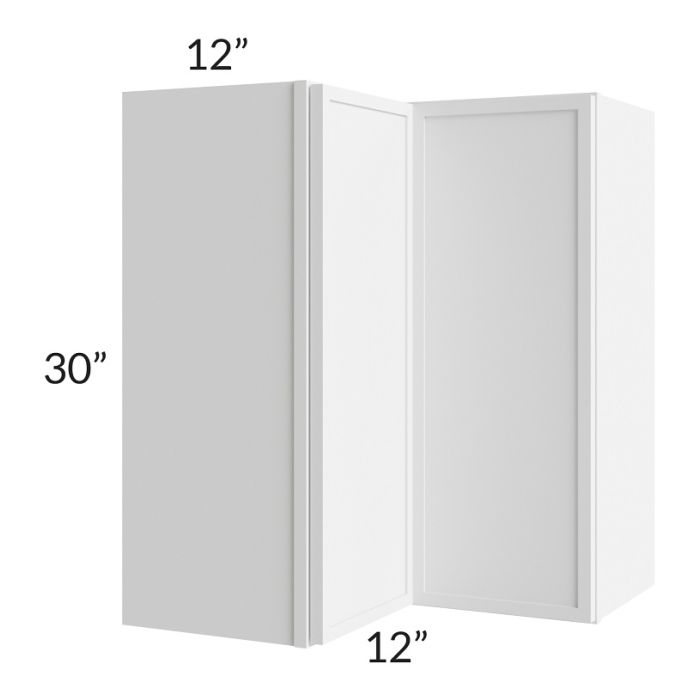 RTA Portland White 24" x 30" Wall Corner Unit